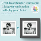 MBC Mat Board Center, 10 Pack 12x12 for 10x10 White Picture Mats Frame Mattes, Bevel Cut, Acid Free, 4-ply Thickness