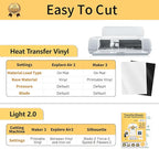 TransOurDream Tru-Iron on Heat Transfer Paper for Light Fabric (20+2 Sheets, 8.5x11") Printable Iron on Transfers Paper for Inkjet Printer & Heat Transfer Vinyl for T Shirts (L2-BW-22)