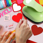 Heart Hole Punch, 3 inch Heart Punch, Hearts Punches for Paper Crafts, Hearts Paper Punch, Heart Shaped Hole Punch, HeartCraft Punches, Large Shape HeartPunch for Cardstock, Scrapbooking