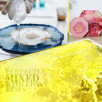 Citrus Yellow Mica Powder for Epoxy Resin 56g / 2oz. Jar - Techarooz 2 Tone Resin Dye Color Pigment Powder for Lip Gloss, Nails, Colorant for Slime Bath Bombs Soap Making & Polymer Clay