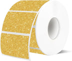 2.25"x1.25" Direct Thermal Labels, Holographic Thermal Printer Labels for Barcode, Self-Adhesive Address Shipping Thermal Label Stickers-1 Roll, 300 Labels, Holographic Gold