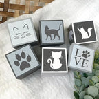 Small Stencils for Painting on Wood Reusable, 3 Inch Reusable Stencil for Craft Ornament Paint Template Stencils for Wall Card Rock Wood Signs Coasters Canvas Home Decor (cat)