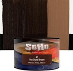 Soho Urban Artist Oil Paint - Van Dyke Brown, 430 ml Can - Best Valued Oil Colors for Painting, Excellent Pigment Load