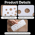 16 Pcs Circle Stencils for Drawing,Polka Dot Stencils Round Geometric Stencil for Painting Mixed Media Assorted Size Circle Stencil for Painting On DIY Card Wood Furniture Pillow Wall Scrapbook