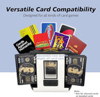 Automatic Card Shuffler,One-Press Auto & Manual Modes,Electric Shuffling for 1-2 Decks,Low Noise,Rechargeable & Portable,Ideal for Poker,UNO,Blackjack,Skip Bo,Phase 10,Crazy 8 (Black)