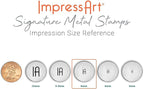 ImpressArt - Tree of Life Signature Design Metal Stamp, 6mm