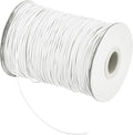 MECCANIXITY Waxed Cord 0.8mm Waxed Polyester Cord 175 Yard Wax String for Bracelet Making,Necklaces, Beading,Jewelry Making and DIY Crafts(White)