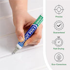 Grout Pen Light Grey Tile Paint Marker: Waterproof Grout Paint, Tile Grout Colorant and Sealer Pen - Light Grey, Narrow 5mm Tip (7mL)
