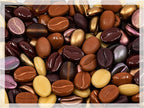 80+ Glass Coffee Bean Beads (1.8oz=50g) Czech Republic, 0.43 inch (11mm) Mix for Jewelry Making Decorations