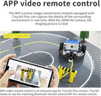 Yahboom Microbit Robot Car Remote Control,Esp32 Camera Module,Line Tracking, Ultrasonic,Tracking Sensor,Infrared Receiver,Searchlight,Programming for Kids STEM (Without V2)