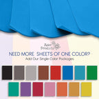 Blue EVA Foam Sheets for Crafts, 9 x 12 Inch, 2mm Thickness, 15 Pack – Ideal for DIY Arts and Crafts, Foam Paper for Kids, Cosplay and Costumes