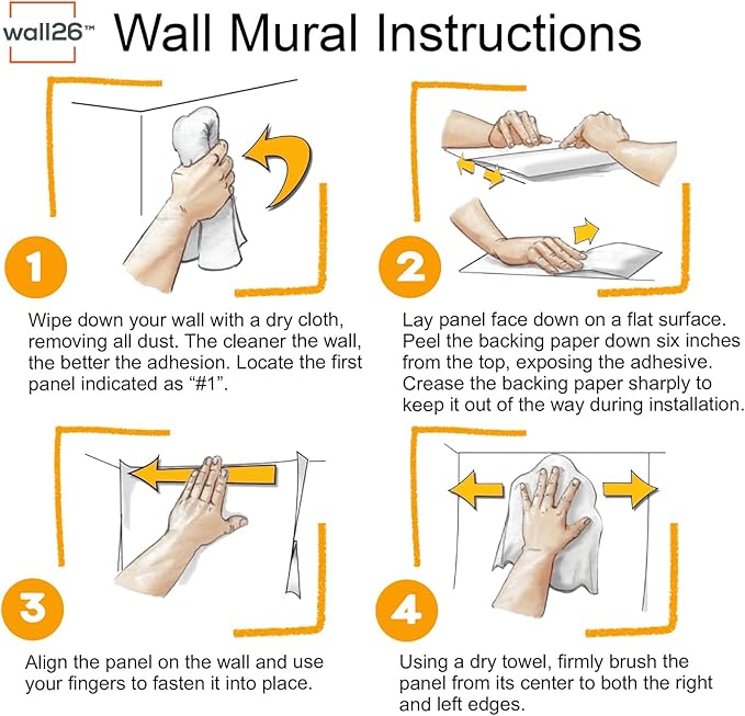 wall26 Grunge Concrete Wall Removable Wall Mural | Self-Adhesive Large Wallpaper - 108x144 inches