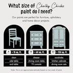 Chalky Chicks All-in-One Chalk Paint for Furniture or Cabinet - 16Fl Oz -Matte Finish Cancun Blue (Light Blue) for Metal, Wood Furniture Paint - No Sanding All-in-One for Home Decor & Crafts, USA Made