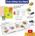 Smartivity 10-in-1 Motor-Powered Gadgets Kit for Kids Ages 6, 7, 8, 9, 10, 11, 12 Years Old Boys & Girls | Build 10+ Cool Electronics Projects | Christmas, Birthday Gift for Smart Kids | DIY STEM Toys