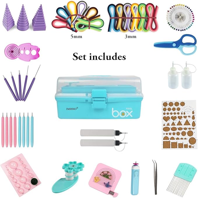 Quilling Kits - Quilling Tools and Supplies,Paper Crimper,Quilling Paper
