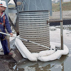 PIG Oil Boom - Oil-Only Absorbent Boom - 2 Pack - 8" x 10' Boom - Absorbs up to 12 gallons per Boom - BOM400