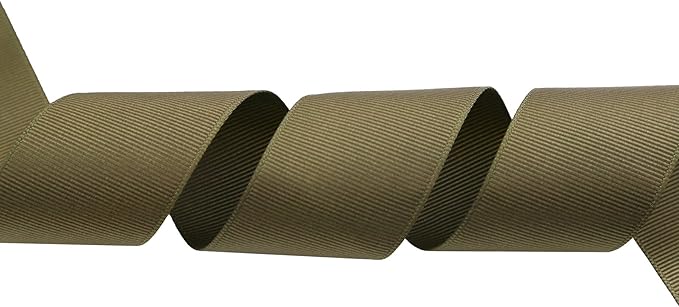 ITIsparkle 11/2" Inch Grosgrain Ribbon 25 Yards-Roll Set for Gift Wrapping Cake Decoration Party Favor Hair Braids Hair Bow Baby Shower Decoration Floral Arrangement Craft Supplies, Dark Olive Ribbon
