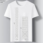 Quilting Rulers, Sewing Ruler, Acrylic Ruler for Sewing and Quilting,Cutting Ruler with Non-Slip Rings (3"x17",1.5"x17",3"x12",1.5"x10",1"x6") (Black and White)
