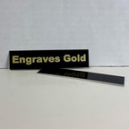 Blank Metal Plates for Laser Engraving - 4 Pack | Aluminum Sheets 0.020" Thick | CO2, Diode, Fiber Laser Compatible | Multiple Sizes & Colors (Black (engraves gold), 12x24 inch)