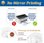 TransOurDream Tru-Heat Transfer Paper for Inkjet & Laserjet Printer (500 Sheets, 8.5x11", Dark 3.0) Printable HTV Heat Transfer Vinyl for T Shirts Iron on Transfers for Dark Fabrics