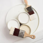 Dixie Belle Paint Company Chalk Finish Furniture Paint - Cotton (4oz) - Matte Pure White Chic Chalk Mineral DIY Furniture Paint