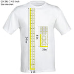 Acrylic Ruler 7 Piece Set, Non Slip Rings 50 Pieces, Quilting Rulers, Size (6"x24"), (2"x24"), (3"x18"), (3"x8"), (1.5"x12"), (1"x12"), (1"x6") (Yellow-7 Piece Set)