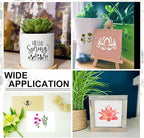 65Pcs Small Stencils for Painting on Wood Reusable, 3 Inch Reusable Stencil for Craft Ornament Paint Template Stencils for Wall Card Rock Wood Signs Coasters Canvas Home Decor (Flower)