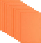 uxcell 10 Pcs Orange EVA A4 Foam Sheets Crafts, 12 x 8 Inch Foam Paper for DIY Crafts Project Classroom Scrapbook Art Cards Home Office Decoration (2mm Thick)