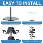 Controller Stand,5 Tier Controller Headphone Holder for Universal Headsets and Controllers,Black