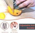 8Pcs Finger Guards for Cutting, Knife Cutting Protector Finger Kitchen Tool Hand Guard Finger Protector Kitchen Finger Nail Protector Hand Cut Guard Kitchen Finger Cutting Protector