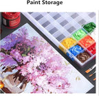 Feadily 1PCS 36 Grids Large Plastic Organizer Box with Dividers, Compartment Organizer Box for Nail Accessories/Screw/Sewing Arts and Oil Paint, Bead Storage Containers 14.9" x 9.2" x 1.9" (Clear)