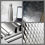 6061 T651 Aluminum Sheet Metal 12" x 12" x 1/8" (0.125") Rectangle Metal Plate Covered with Protective Film, 3mm Flat Aluminum Plate for Crafting and Industry