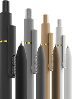 16 Pcs Gel Pens - 0.7mm Fine Point Smooth Writing Fidget Pens, Quick-Dry Long Lasting Black Ink, Office & School Supplies Men Women Student (Classic Color Black Ink)