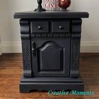 Dixie Belle Paint Company Chalk Finish Furniture Paint - In the Navy (8oz) - Matte Dark Navy Chic Chalk Mineral DIY Furniture Paint