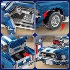 Sports GTRS Car Building Blocks Toys Boys or Adults Kits，1:10 MOC Building Set Raceing Car Model,Cars for Boys Age 14，Compatible with Lego(1680 Pcs)