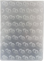 NZJ Happy Birhtday Baby Footprint Trolley Plastic Embossing Folders for Card Making Scrapbooking and Other Paper Crafts (2)