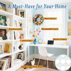 Strong Adhesive Dots Double Sided, Clear Museum Putty, Sticky Tack Glue Removable Mounting Putty for Wall Hanging, Crafts, Balloons, Poster, Museum, Decorations