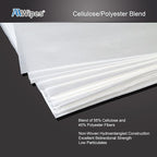 AAwipes Cleanroom Wipes Nonwoven Wipes Cellulose/Polyester Blend (Grade A, 68 Gram, Bag of 300 Pcs) 9" x 9"for Lab, Electronics, Pharmaceutical, Printing and Semiconductor Industries (NW06809)
