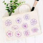 Flower Stencils for Painting Reusable 3” Flowers Stencil Floral Leaves Drawing Templates for Painting on Wood Fabric Canvas