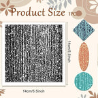 CHGCRAFT Polymer Clay Texture Sheets Sandpaper Texture Silicone Clay Texture Mat Silicone Texture Stamps Clay Modeling Pattern Pad for DIY Clay Jewelry Earrings Clay Mat