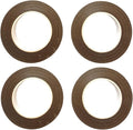 Transun Moo 4 Rolls 1/2 Inch Floral Tapes Florist Wraps for Bouquet Stem and Flowers Making Craft Projects (30 Yards, Brown)