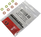 (100 Pack) Soft Stitch Ring Markers, Orange & Yellow (Small Size for Needle Sizes 0-8, for Knitting/Crochet/etc)