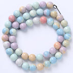 12mm 32pcs Natural Alxa Rainbow Stone Beads for Jewelry Making Energy Healing Power Stone Beads DIY Bracelet Necklace Accessories 15"