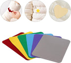 AUGSHY 33 Pcs Iron On Patches, 31 Colors Great for Jeans Crafts