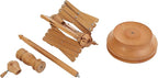 Handcrafted Wooden Table Top Yarn Swift – Beechwood Umbrella Swift for Knitting & Crocheting – Premium Yarn Winder Tool for Crafters & Fiber Artists – Smooth & Durable Design