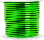 Mandala Crafts 10 Gauge Anodized Aluminum Craft Wire for Jewelry Making - 32 FT Colored Flexible Kelly Green Wire - Bendable for Bonsai Armature Crafting Sculpting