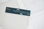 Koala Tools | Geometric Grid Transparency Sheets (Variety Pack of 4) - 8.5" x 11" | Overhead Projector and Light Box Transparencies - Tracing Film for Sketching & Drawing
