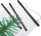 WITCOLOR Magnetic Poster Hanger Frame, Black Magnet Poster Frame 18x24 18x12 18x18 for Posters, Paintings, Photos, Maps, Scrolls, Picture, Canvas Works and Art Prints(18")