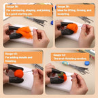 Yizzvb 127 Pcs Needle Felting Needles, 4 Sizes Felting Needles, Needle Felting Tools Wool Felting Supplies Kit with 3 Types Wooden Holders, Foam Pad, Needle Felting Starter Kit for DIY Crafts
