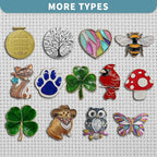 Magnetic Needle Minder Magnet Embroidery Accessories and Supplies Embroidery Needle Holder Cross Stitch Holder Needlework Supplies (Cardinal) (Gafieldcat)